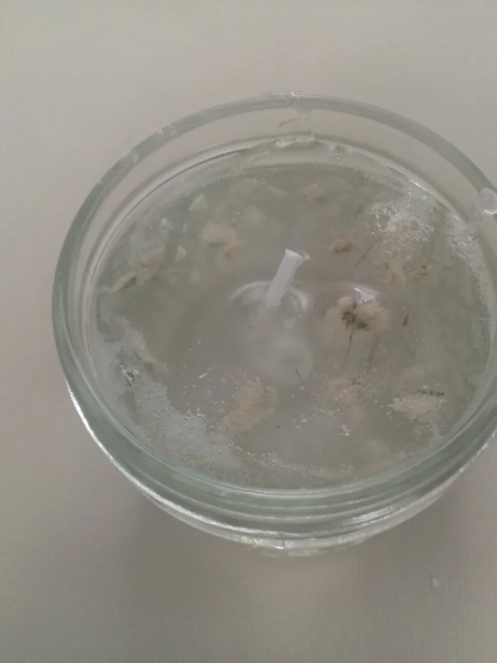 Handmade White Forest Gel Wax Candle